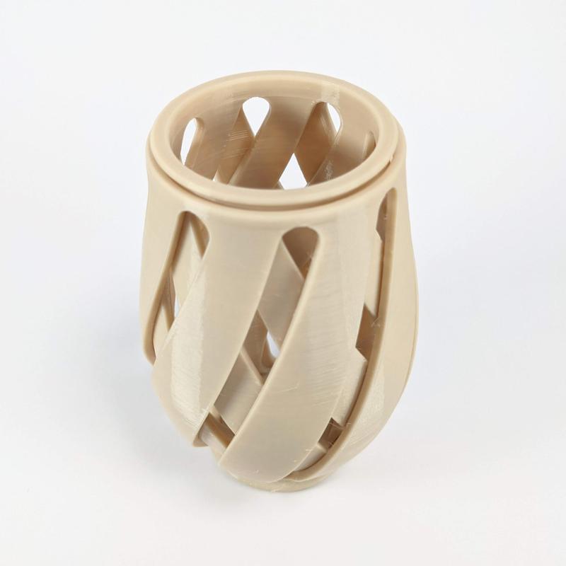 773 Wicker Concentric Vase