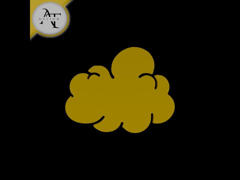Simple Cloud Symbol - 2D Art