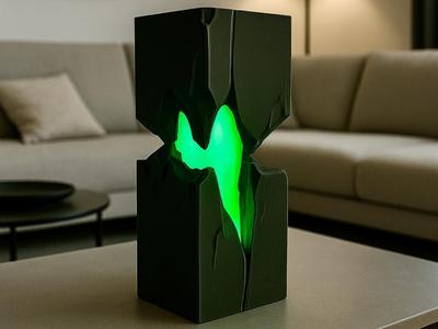 Fractured Monolith Lamp