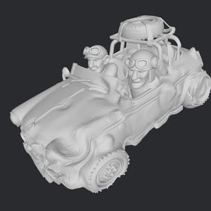 race auto figure, High-Quality 3D Model STL Files for Print - Instant Download & Ready-to-Use!