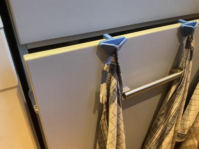 towel holder with hook