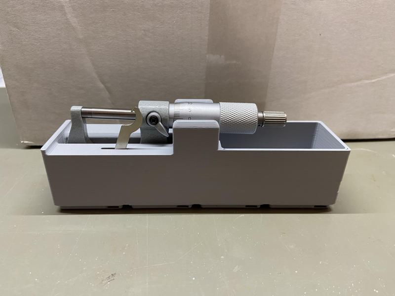 Gridfinity Refined Micrometer Stand