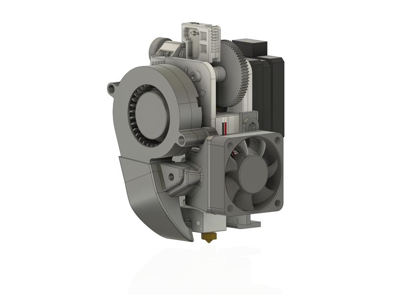 Kingroon KP3S 3.0/PRO mod for E3D V6 / Bambu Lab Hotend + 4010 Fan (UPDATED)