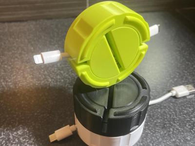 cable organizer / winder (print in place)