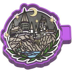 Hogwarts Castle Harry Potter Freshie STL Mold Housing