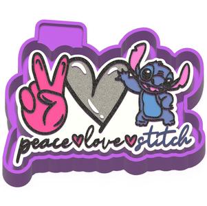 Peace Love Stitch Freshie STL Mold Housing