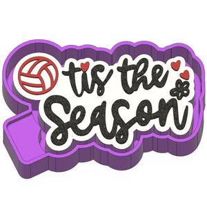 Tis the Season Volleyball Freshie STL Mold Housing