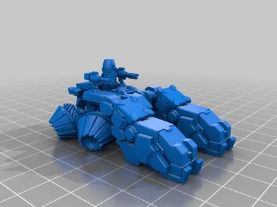 cyberpunk tank - scifi - vehicle