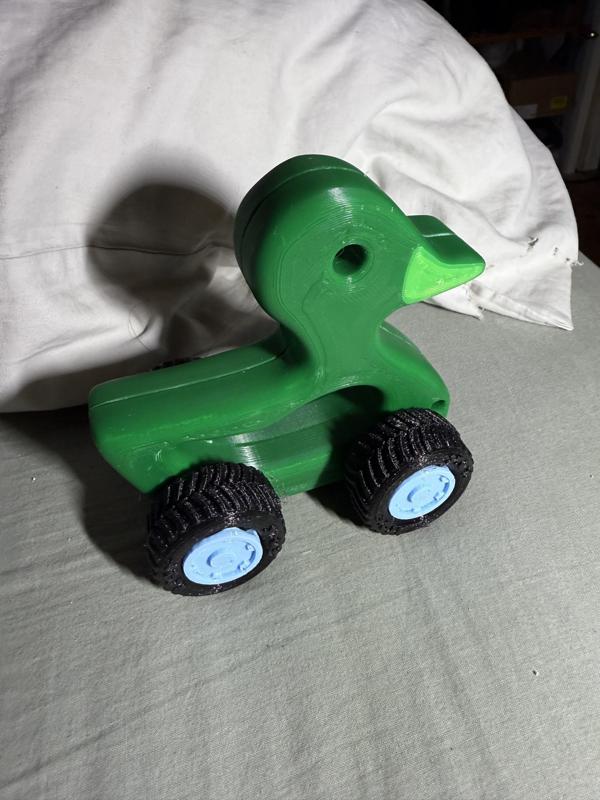 Duck on Monster Wheels