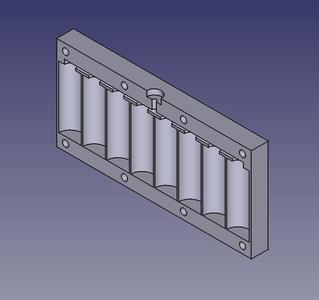 8 Canister Quick Change Mold CAD File
