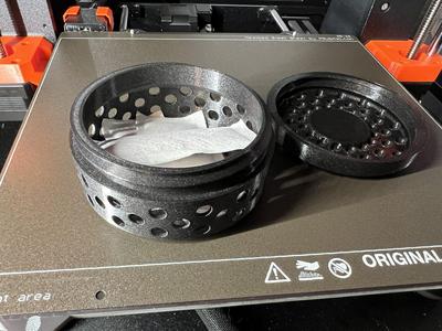 Desiccant Container for Prusa Enclosure