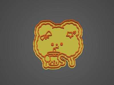 cute bear cookie cutter
