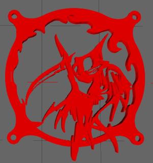 Grim Reaper 120mm fan grill