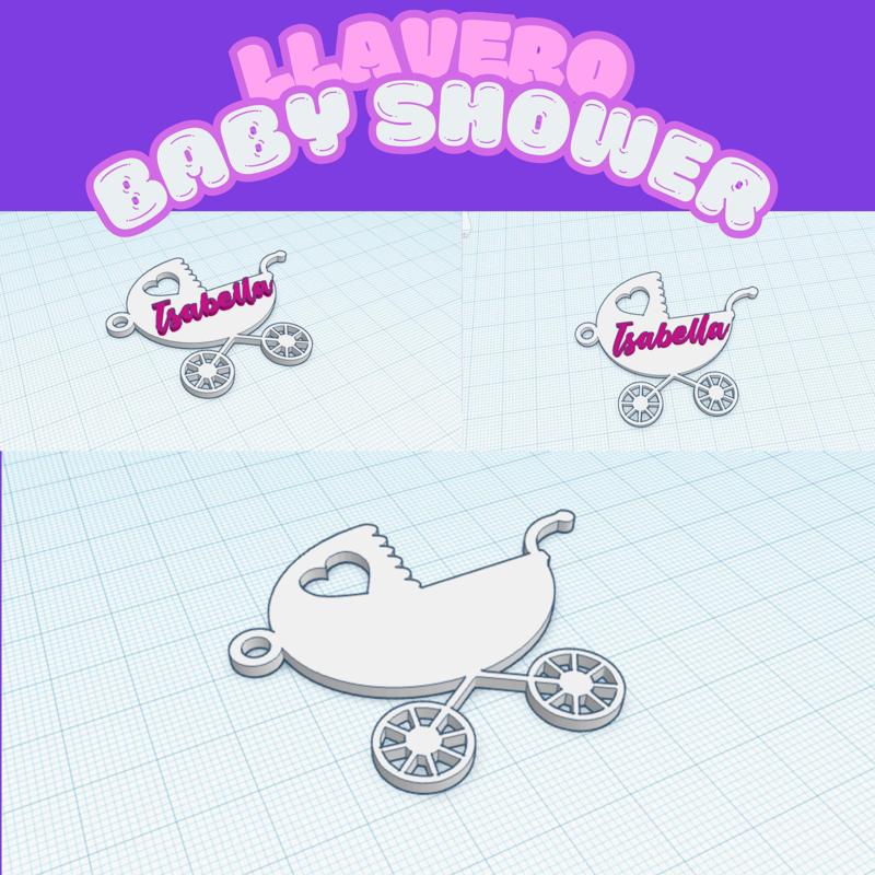 baby stroller keychain