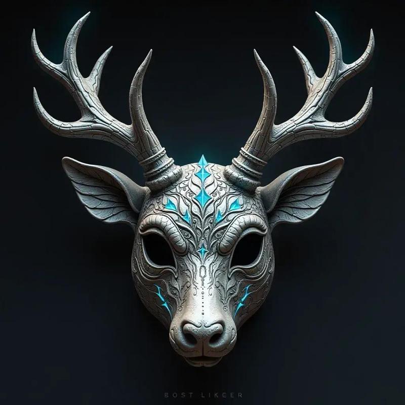 Celestial Deer Guardian Mask 🦌