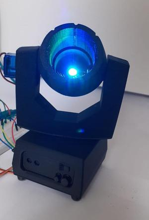 Mini projecteur à tête mobile