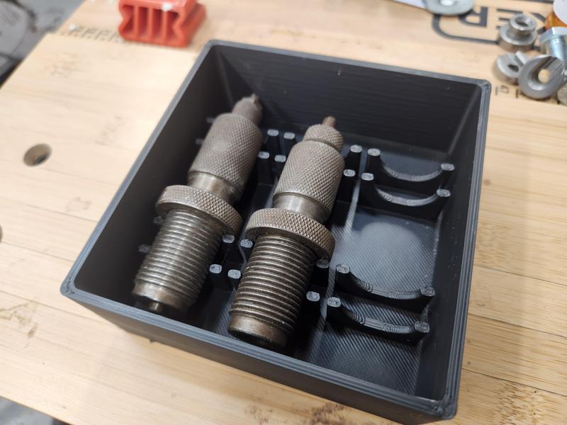 Reloading Die Box, 3 die set