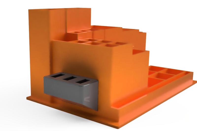 Usb holder 90° mount
