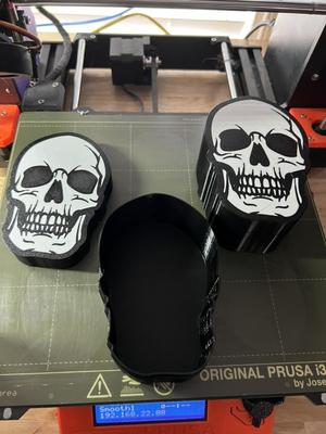 Skull Box for Halloween