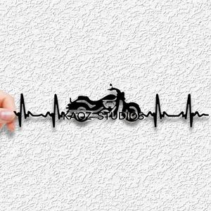 Harley Davidson heartbeat Wall Art Motorcycle wall decor 2d art