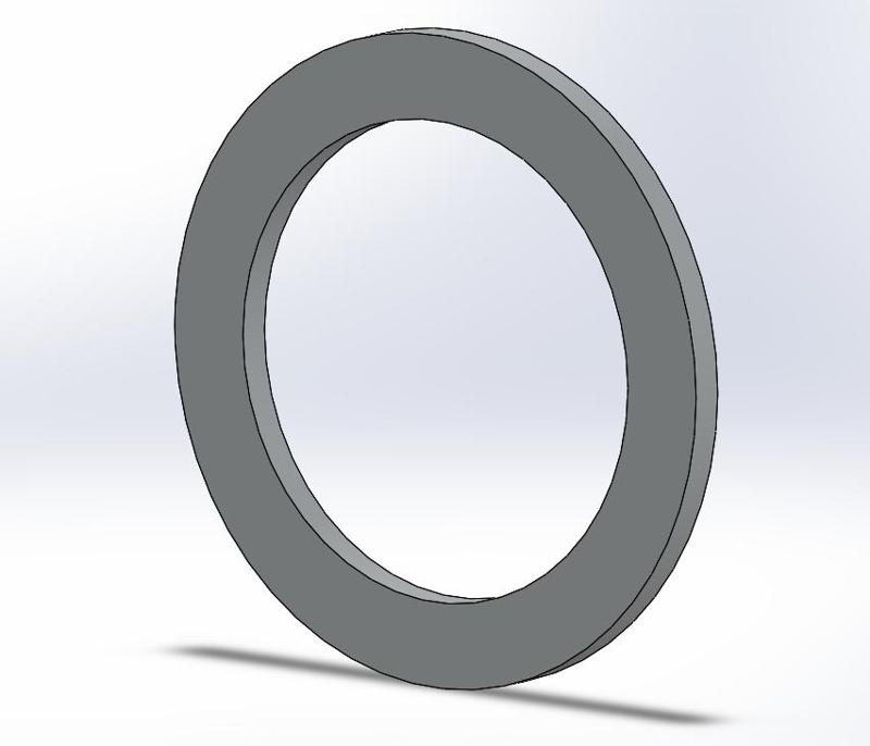 Bike Fork Spacer V2.3 28.2mm x 38.2mm x 2mm