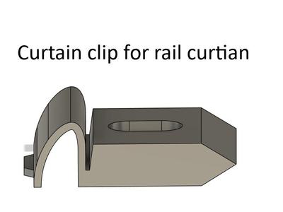 Curtain Clip for Rail Curtain