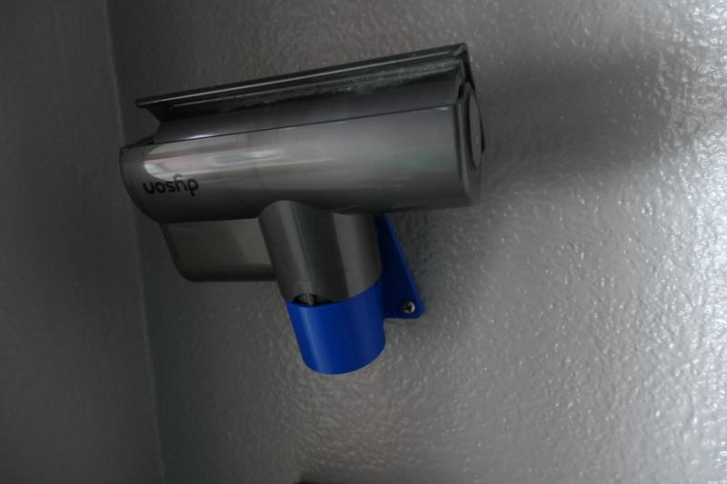 Dyson vacuum tool holder