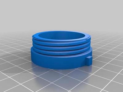 3M 3200 gas mask custom filter adapter