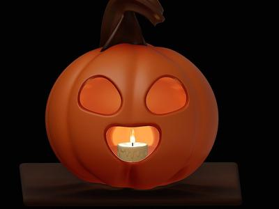 Lil’ Pumpkin w/ Candle