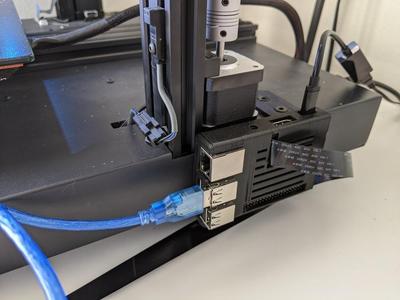 Sidewinder X1 Mounted Pi Sleeve w/ Camera and GPIO Slots