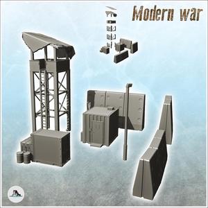 Modern surveillance post with concrete barrier and lookout tower (11) - Cold Era Modern Warfare Conflict World War 3 RPG Afghanistan Iraq