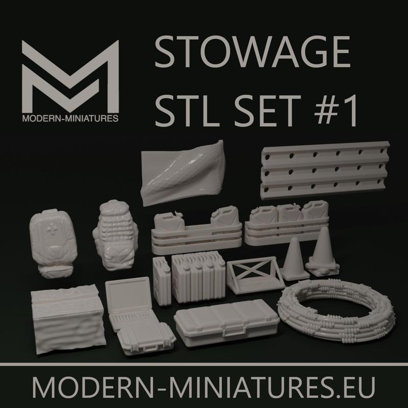 Modern Military Stowage set