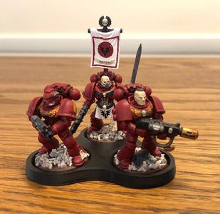 Squad Base x3 - 25mm Diameter - Warhammer / D&D