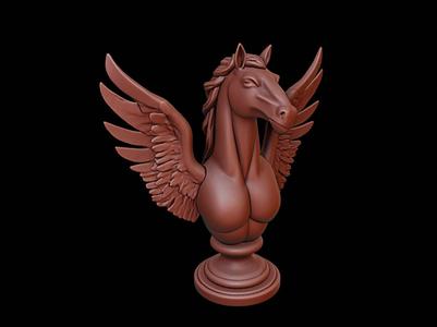 Pegasus Beast Bust