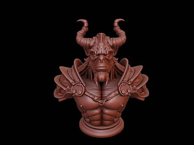 Imp Beast Bust