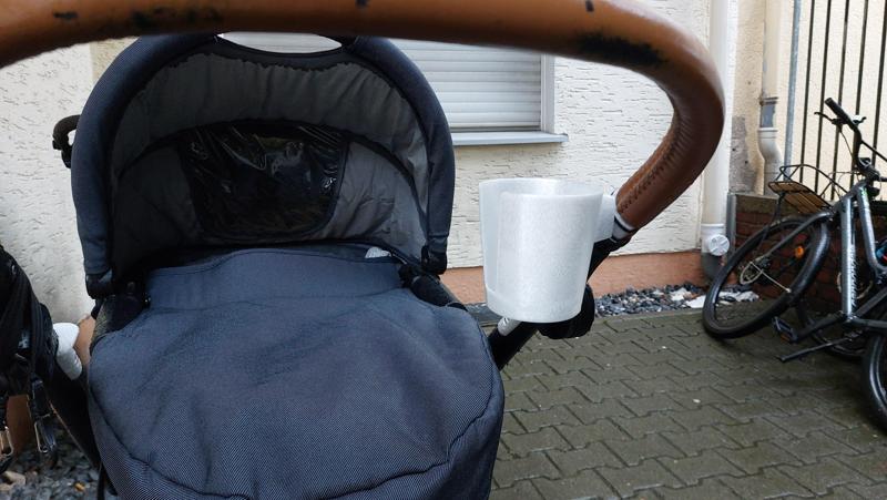 Remixed Stroller Handle Bar Lock for Cupholder