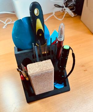 Toolbox/Organizer for 3D Print/Miniature Tools