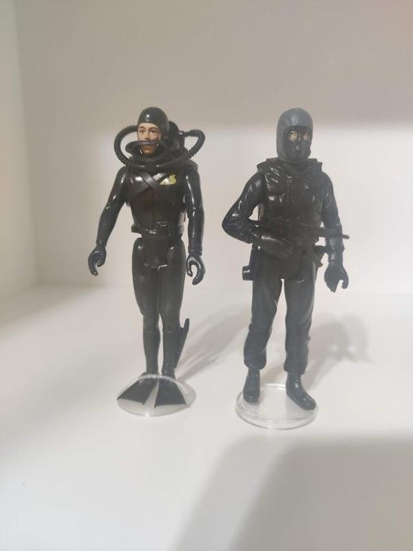 Action Force Frogman Figure Stand
