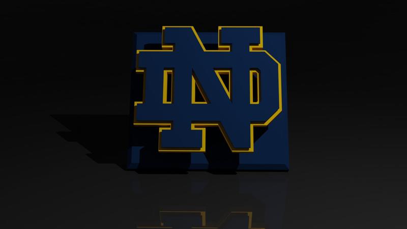 NCAA Notre Dame Fighting Irish Floating Logo Sign