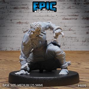 Savage Escapee Kneel ‧ DnD Miniature ‧ Tabletop Miniatures ‧ Gaming Monster ‧ 3D Model ‧ RPG ‧ DnDminis ‧ STL FILE