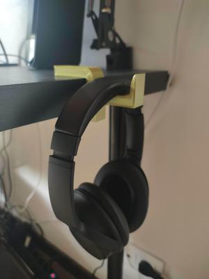 IKEA desk headset holder without drilling