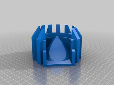 Power Rangers Heroes of the grid Power Chamber dice tower in parts