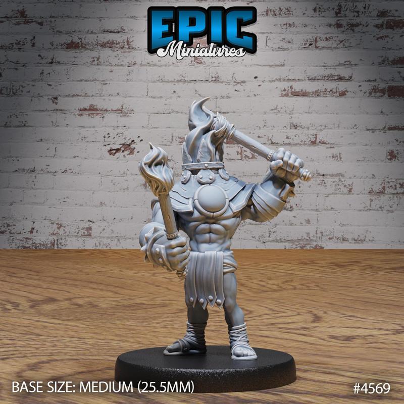 Torch Knight ‧ DnD Miniature ‧ Tabletop Miniatures ‧ Gaming Monster ‧ 3D Model ‧ RPG ‧ DnDminis ‧ STL FILE