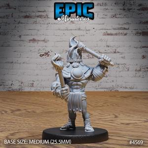 Torch Knight ‧ DnD Miniature ‧ Tabletop Miniatures ‧ Gaming Monster ‧ 3D Model ‧ RPG ‧ DnDminis ‧ STL FILE