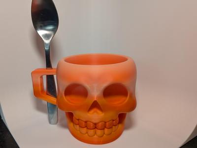 Skeleton Skull Pint Holder