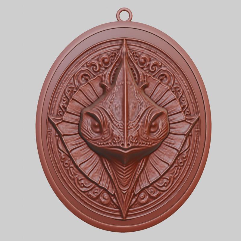 Stingray Animal Pendant Stingray Animal Necklace for CNC Router Laser & 3D Printer