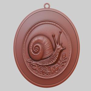 Snail Animal Pendant Snail Animal Necklace for CNC Router Laser & 3D Printer