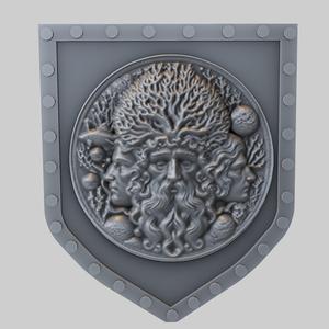 Coral Animal Wall Coral Animal Bust for CNC Router Laser & 3D Printer