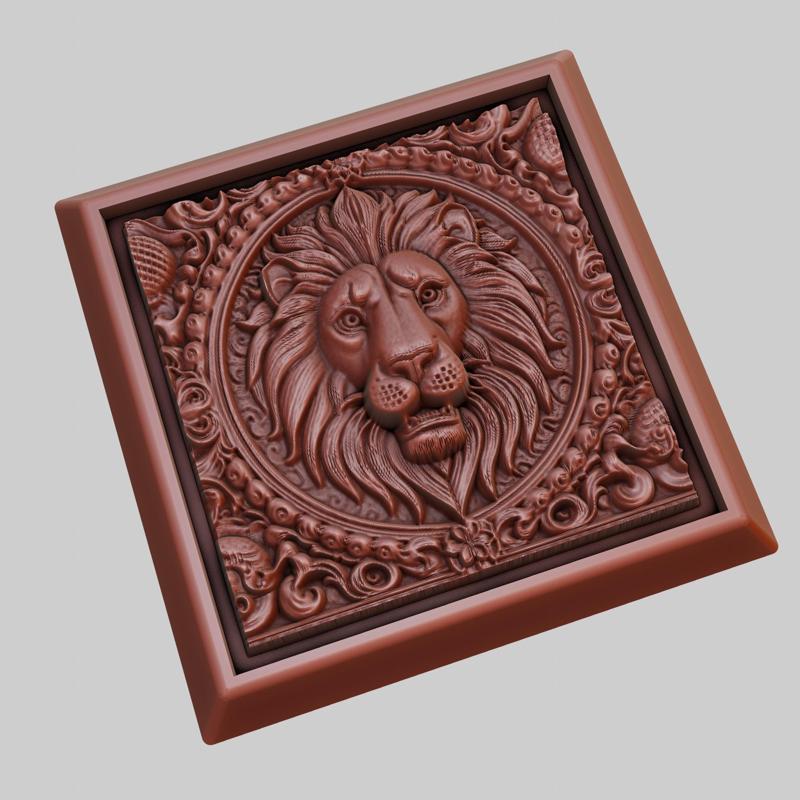 lion Animal 3D Model for CNC Router Laser & 3D Printer