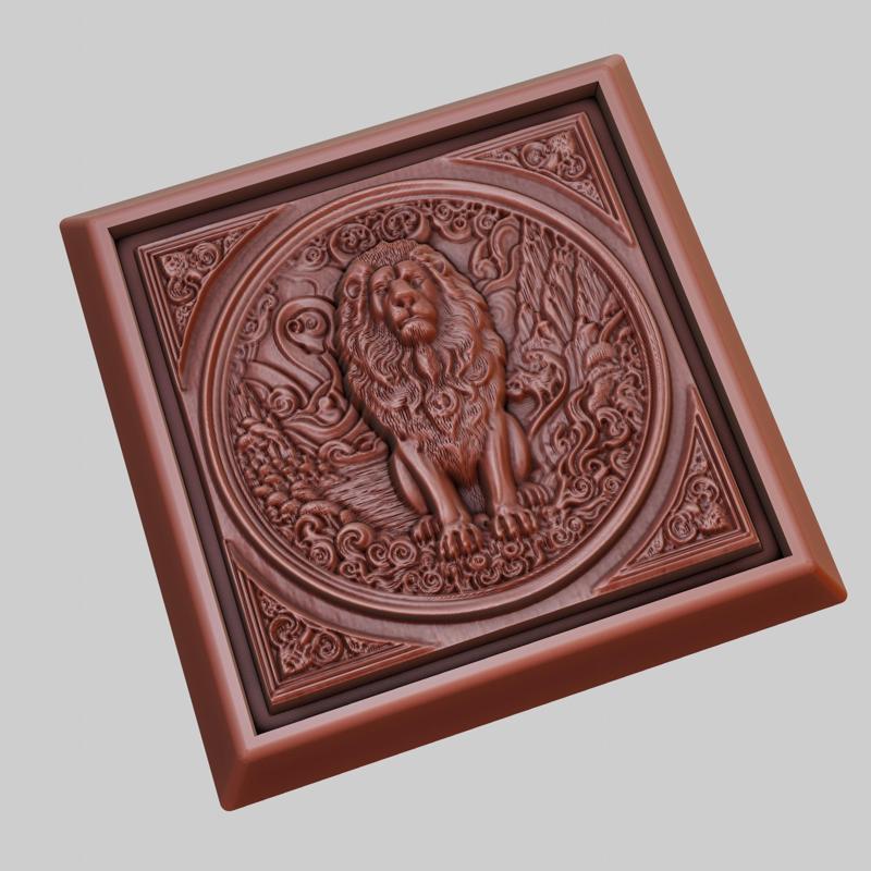 lion Animal 3D Model for CNC Router Laser & 3D Printer